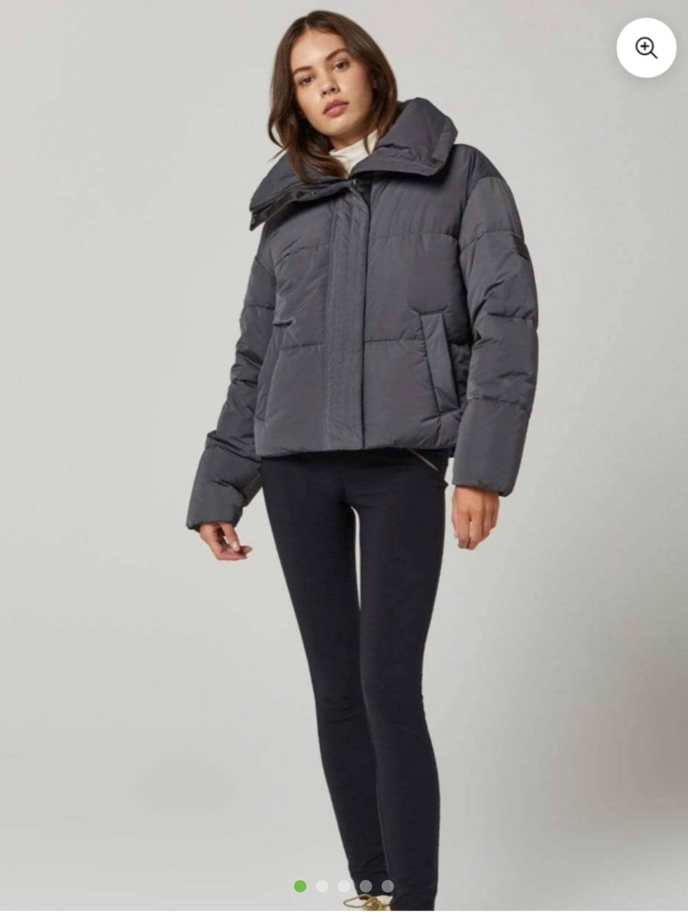 Alp N Rock Charcoal Gray Puffer Jacket